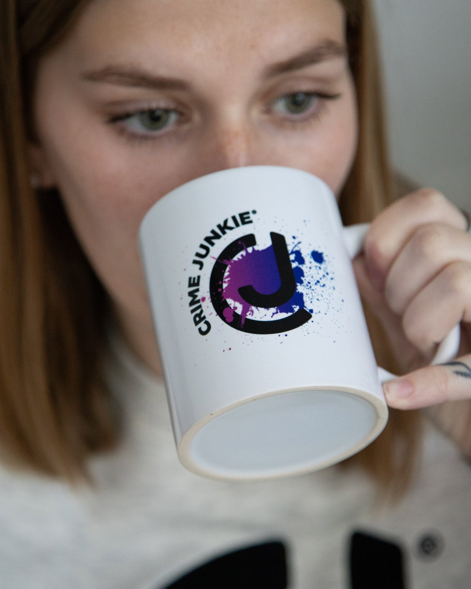 Crime Junkie Logo Mug
