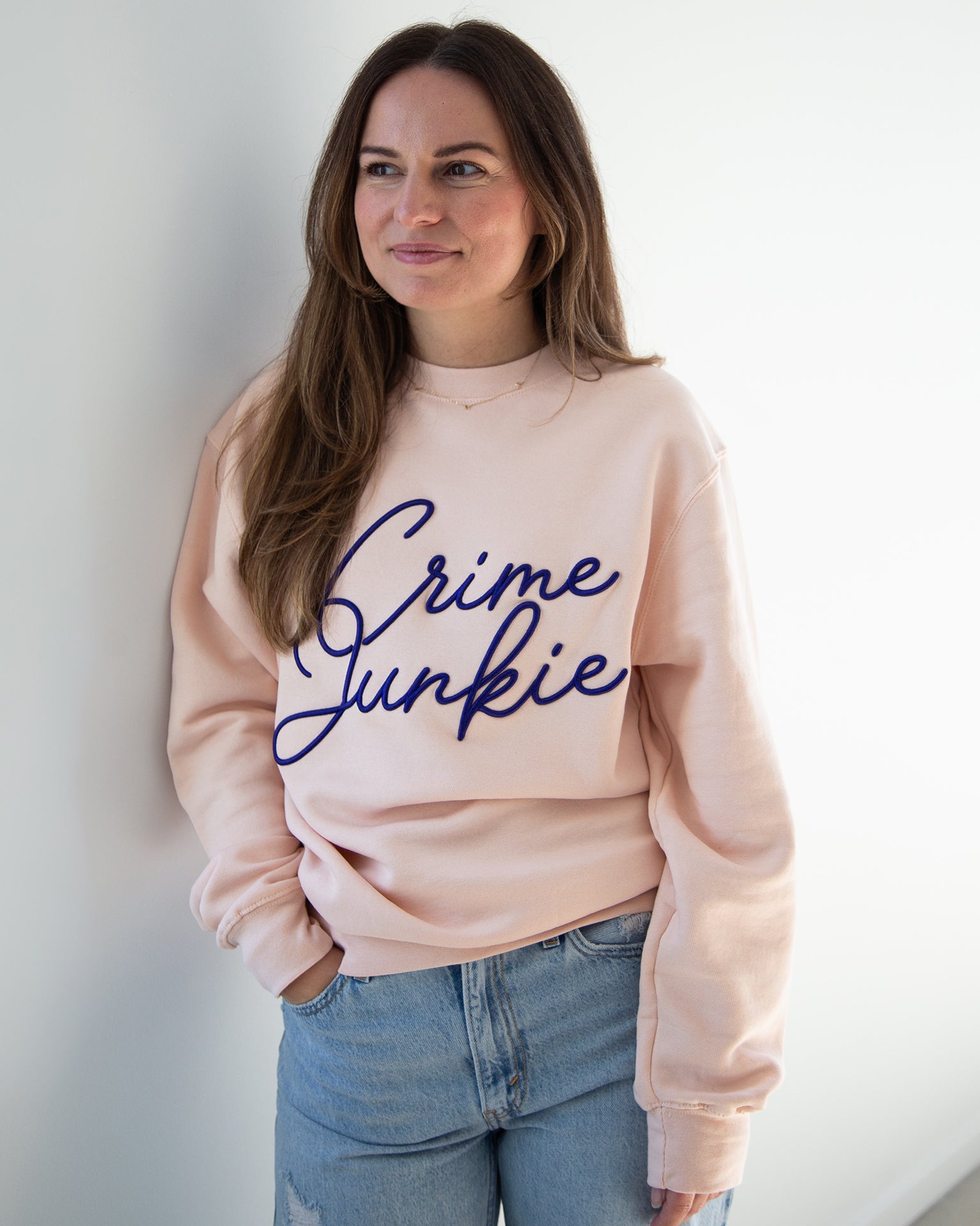 Crime Junkie Script Crewneck
