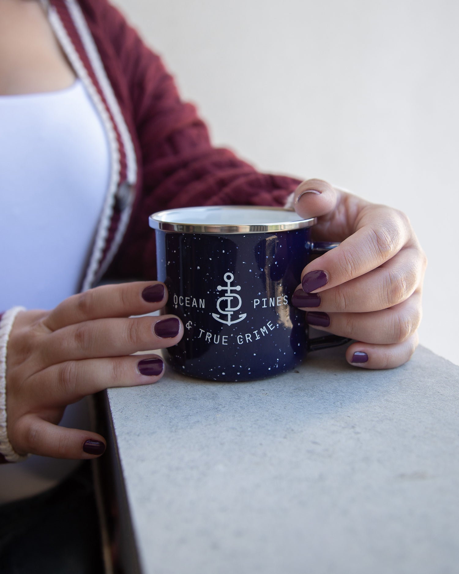 Dark Downeast Camper Mug