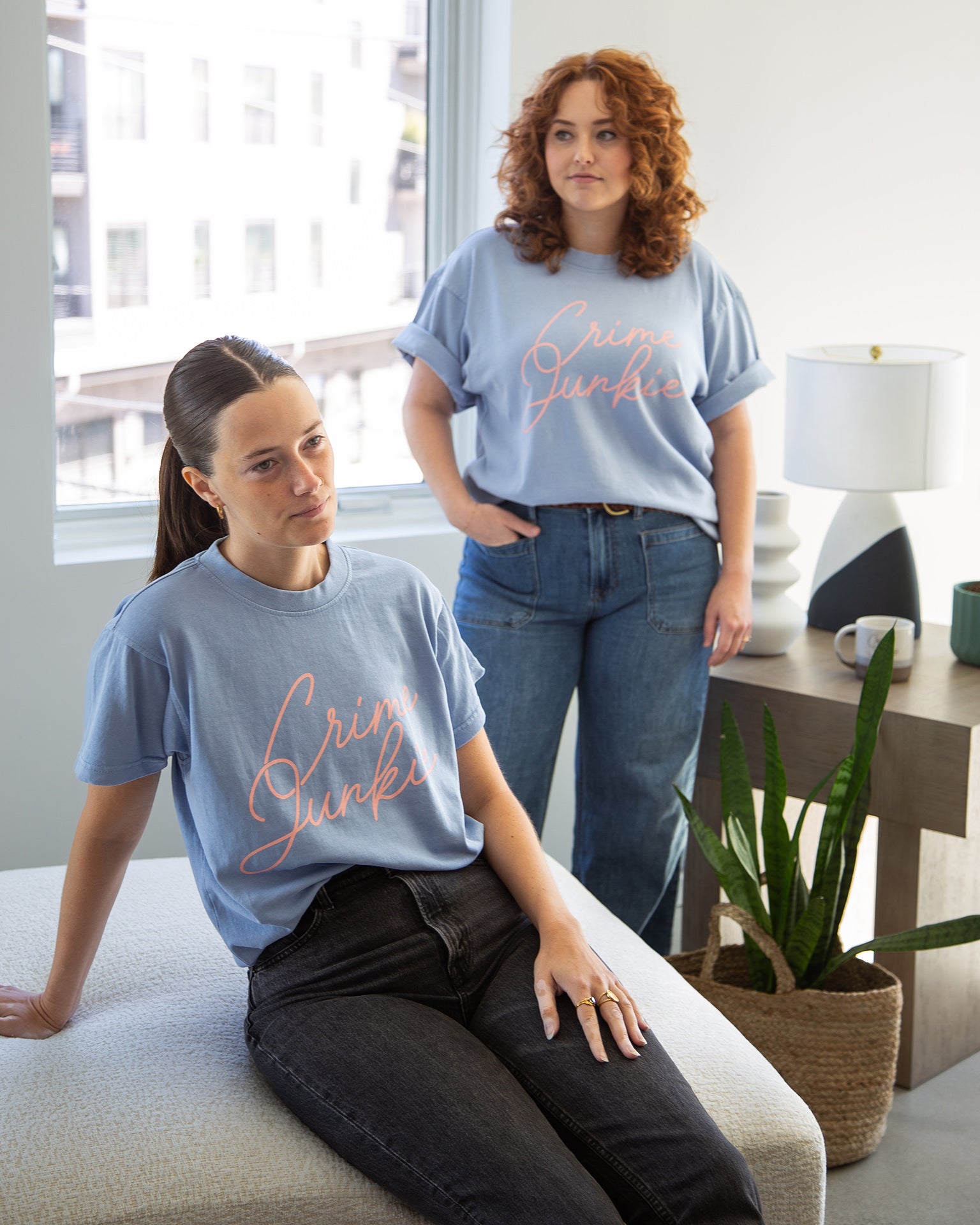 Crime Junkie Script Tee