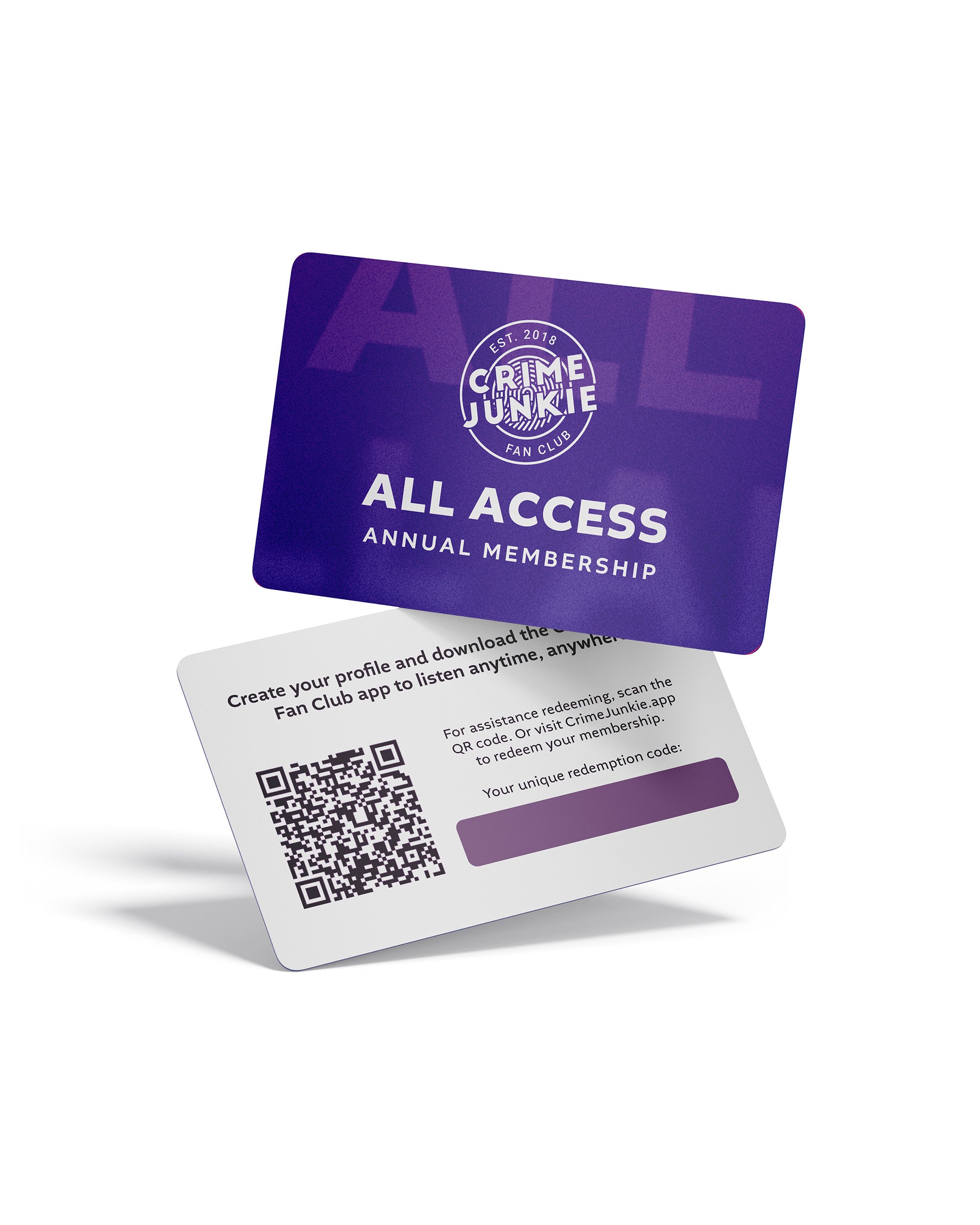 Crime Junkie Gift Card - Fan Club Annual Membership