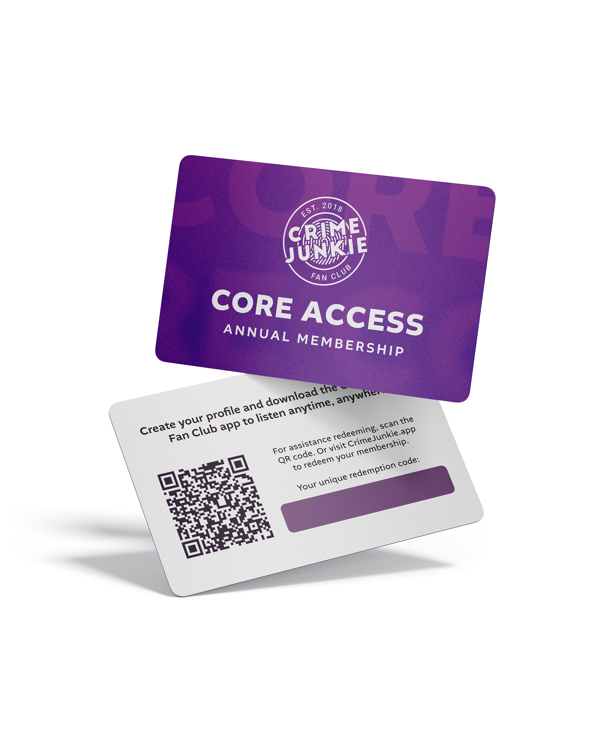 Crime Junkie Gift Card - Fan Club Annual Membership