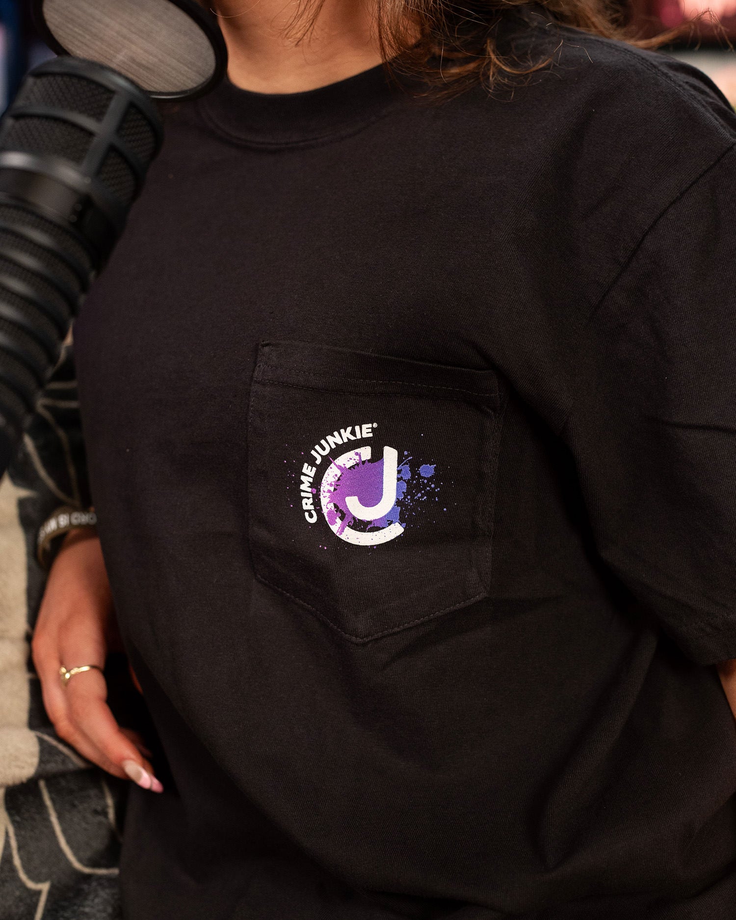 Crime Junkie Pocket Tee