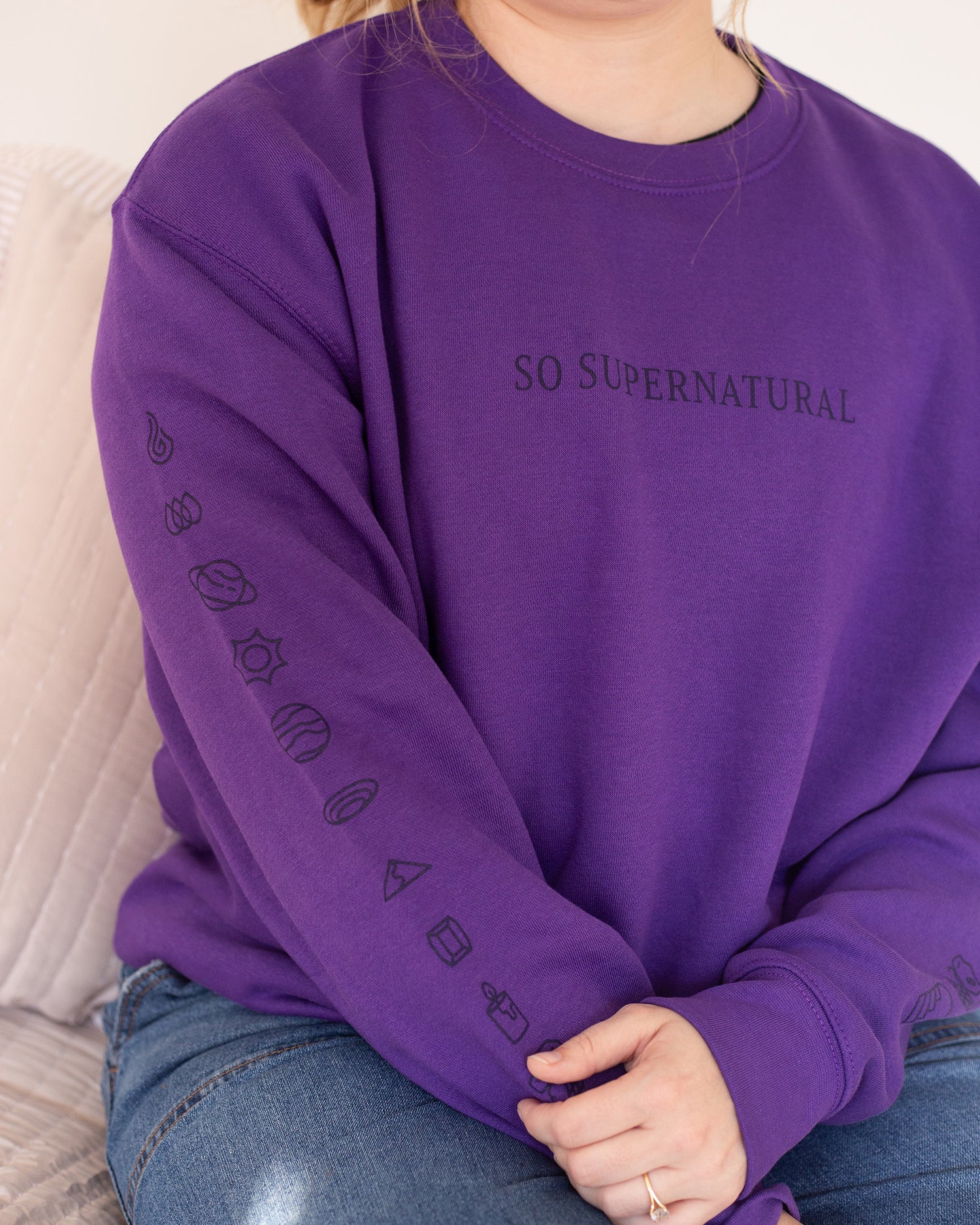 So Supernatural Icons Crewneck
