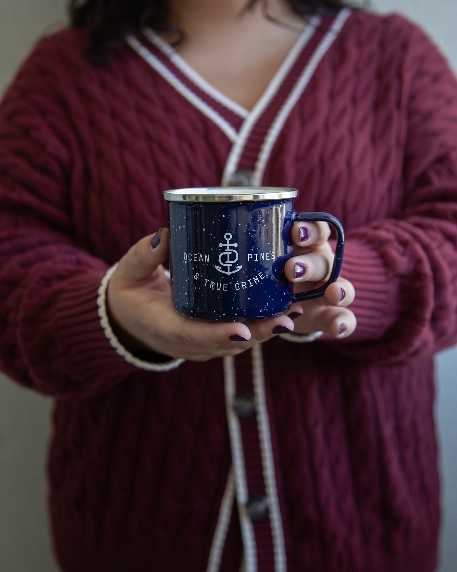 Dark Downeast Camper Mug