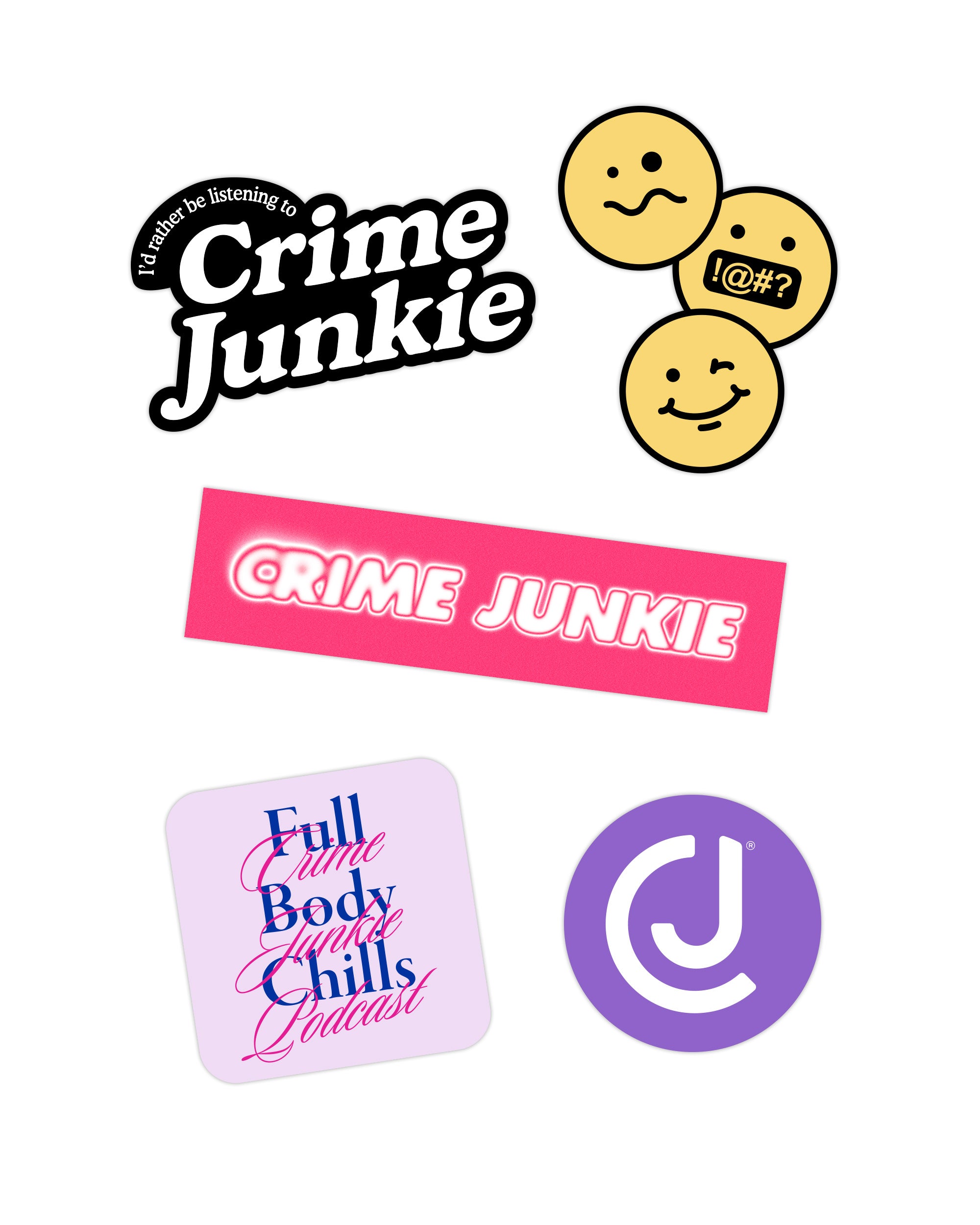 CJ Staples Sticker Pack